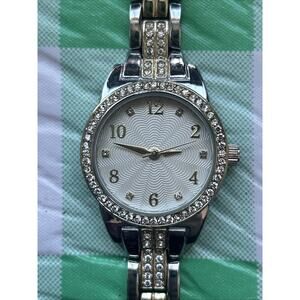 FMD Two Tone Rhinestone Bezel Women’s Quartz Watch